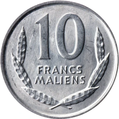 10 Francs Maliens back