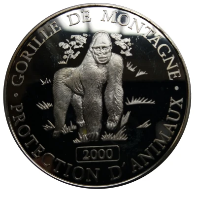 10 Francs Mountain Gorilla back