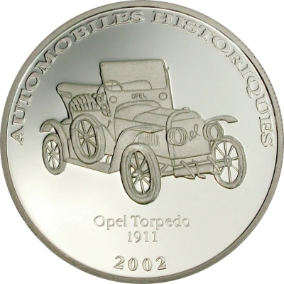 10 Francs Opel Torpedo back