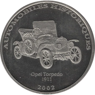 10 Francs Opel Torpedo back