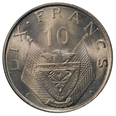 10 Francs Pattern; copper-nickel front