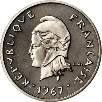 10 Francs Piedfort nickel front