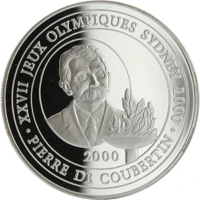 10 Francs Pierre De Coubertin back