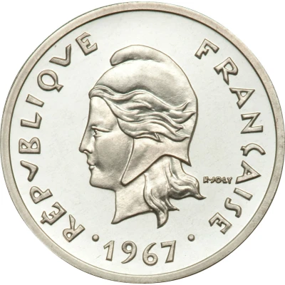 10 Francs Silver Piedfort front