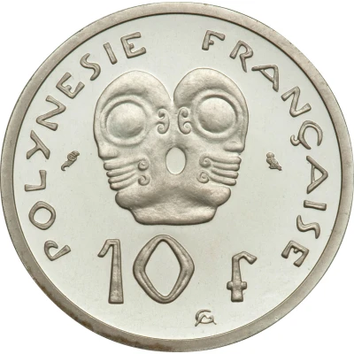 10 Francs Silver Piedfort back