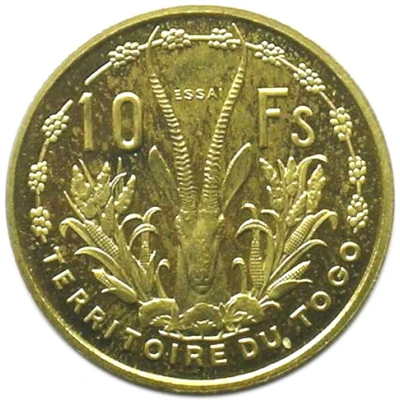 10 Francs Union française Essai back