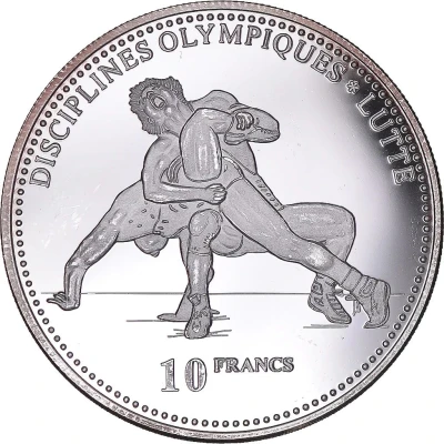 10 Francs Wrestling back