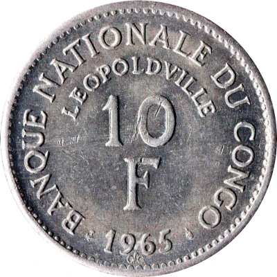 10 Francs front