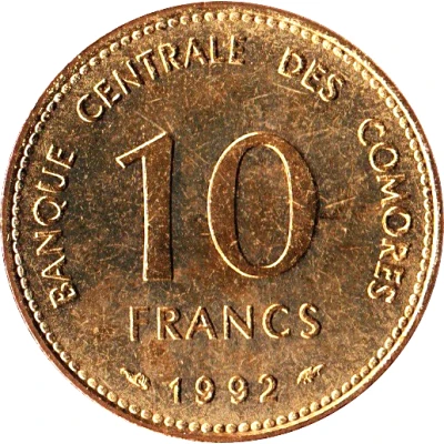 10 Francs back