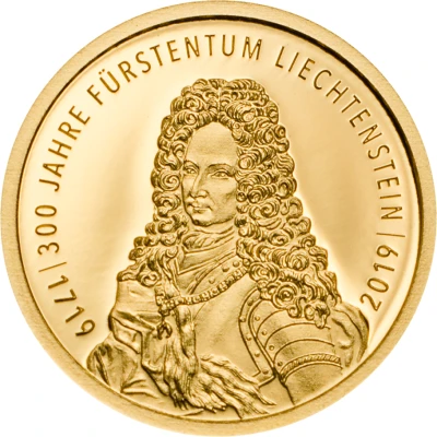 10 Franken - Anton Florian 300 Year Liechtenstein front