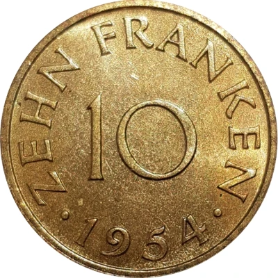 10 Franken back