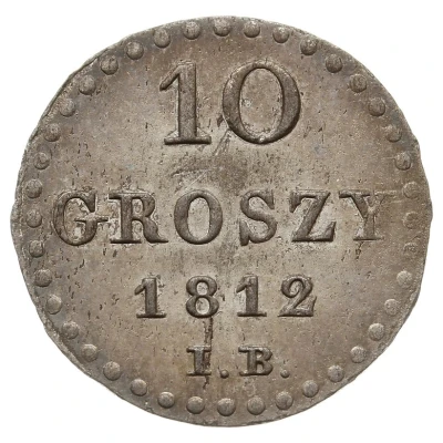 10 Groszy - Frederick Augustus I I.B. back