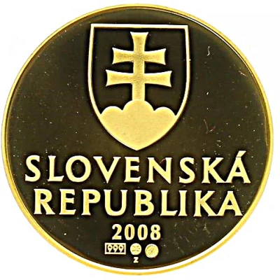 10 Korún Gold Proof front