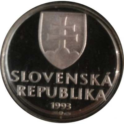 10 Korún New Slovakian coins front