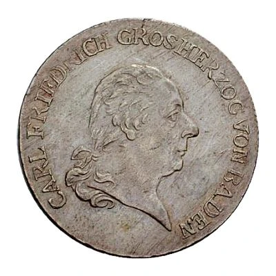 10 Kreuzers - Charles I Frederick front