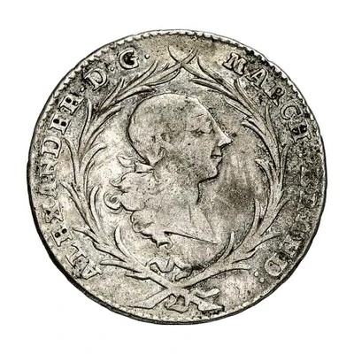 10 Kreuzers - Christian Frederick Charles Alexander front