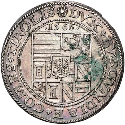 10 Kreuzers - Ferdinand II of Tyrol Mühlau back