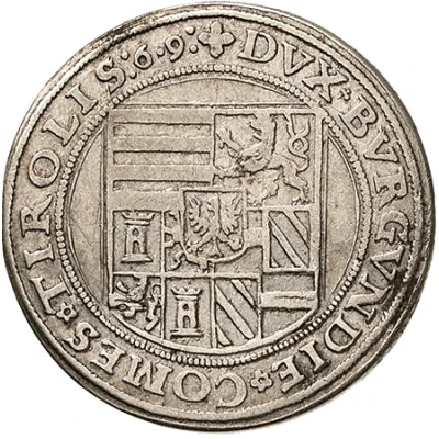 10 Kreuzers - Ferdinand II of Tyrol Mühlau back