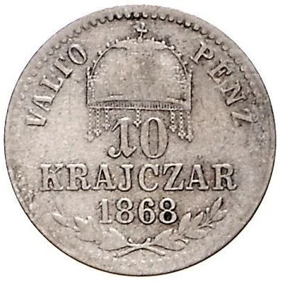 10 Kreuzers - Francis Joseph I back