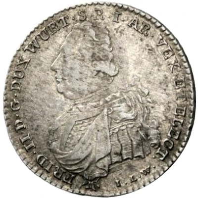 10 Kreuzers - Frederick II front