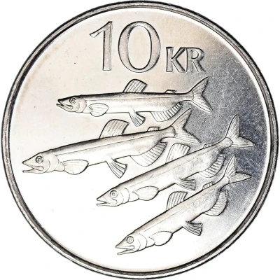 10 Krónur Magnetic back