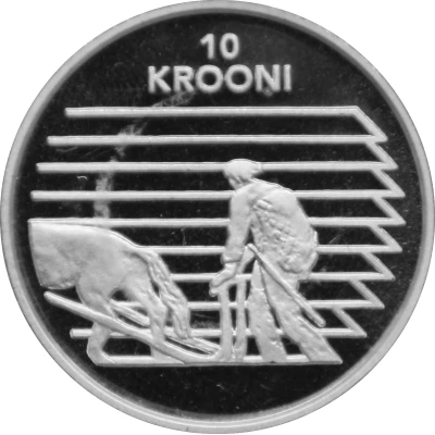 10 Krooni Independence back