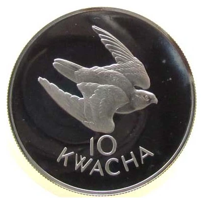 10 Kwacha Conservation - Silver Proof back