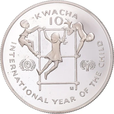 10 Kwacha International Year of the Child back