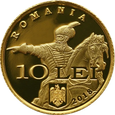 10 Lei 10 Ducat coin front