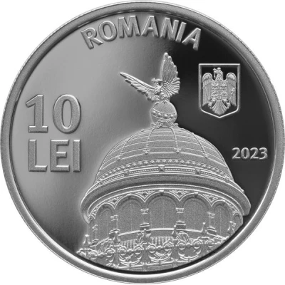 10 Lei Constitution of Greater Romania front