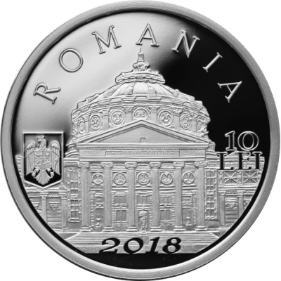 10 Lei Romanian Philharmonic Orchestra front