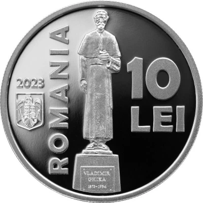 10 Lei Vladimir Ghika front