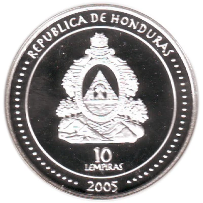 10 Lempiras General Jose Trinidad Cabañas front