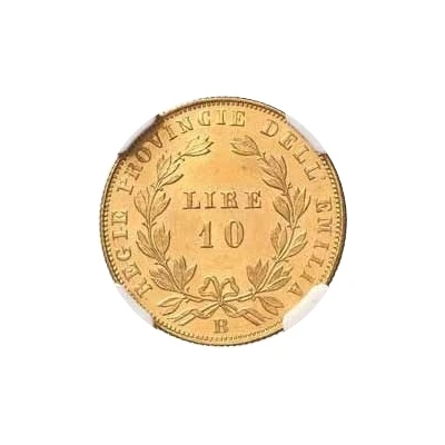 10 Lire - Victor Emmanuel II Bologna back