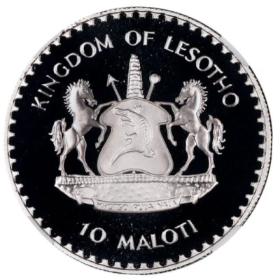 10 Maloti - Moshoeshoe II George Washington front