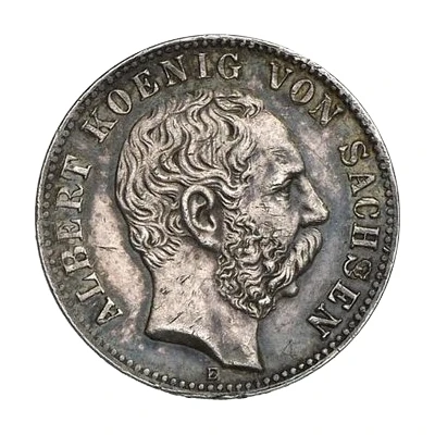 10 Mark - Albert Silver pattern strike front