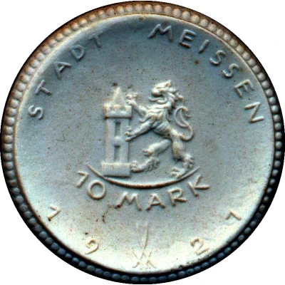 10 Mark - Meissen front