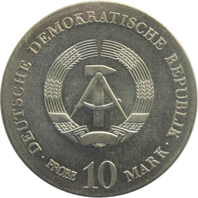 10 Mark Otto von Guericke - Probe ND front