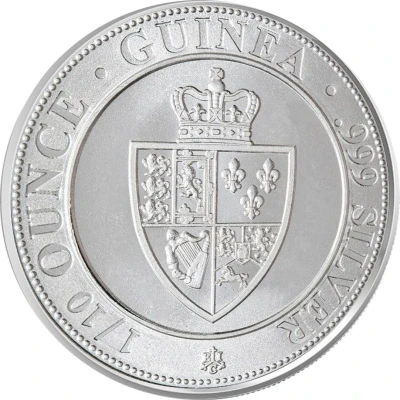 10 Pence - Charles III Spade Guinea shield, ⅒ oz silver back