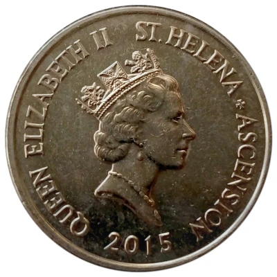 10 Pence - Elizabeth II 3rd portrait; small type; magnetic front