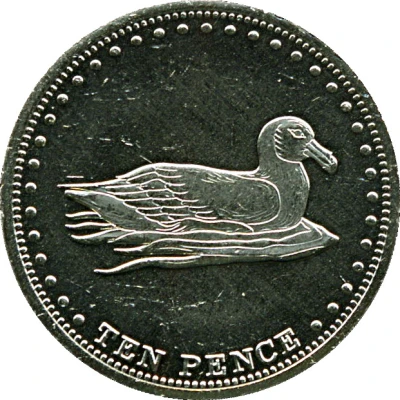 10 Pence - Elizabeth II back