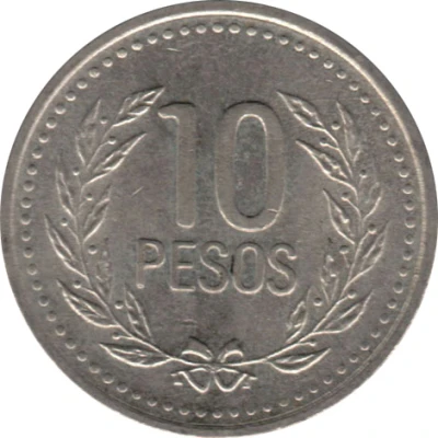 10 Pesos back