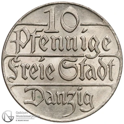 10 Pfennige front