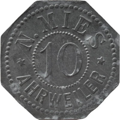 10 Pfennigs - Ahrweiler (N. Mies) ND front