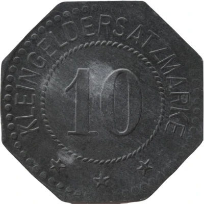 10 Pfennigs - Alfeld (C. Behrens) ND back