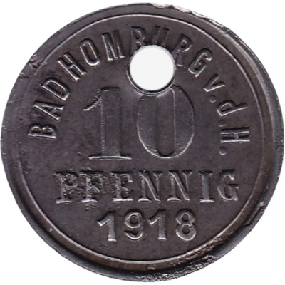 10 Pfennigs - Bad Homburg vor der Höhe front