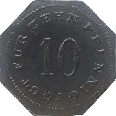 10 Pfennigs - Bad Tölz back