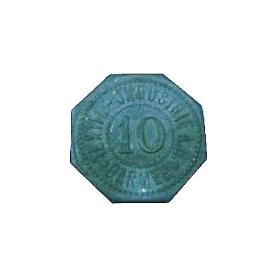 10 Pfennigs - Barmen (Textil-Industrie A.G.) ND front