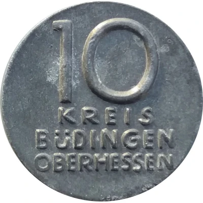 10 Pfennigs - Büdingen ND front