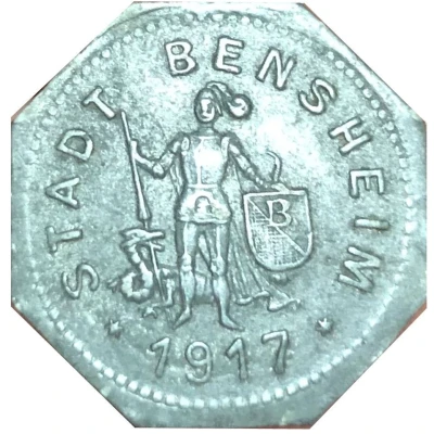 10 Pfennigs - Bensheim front